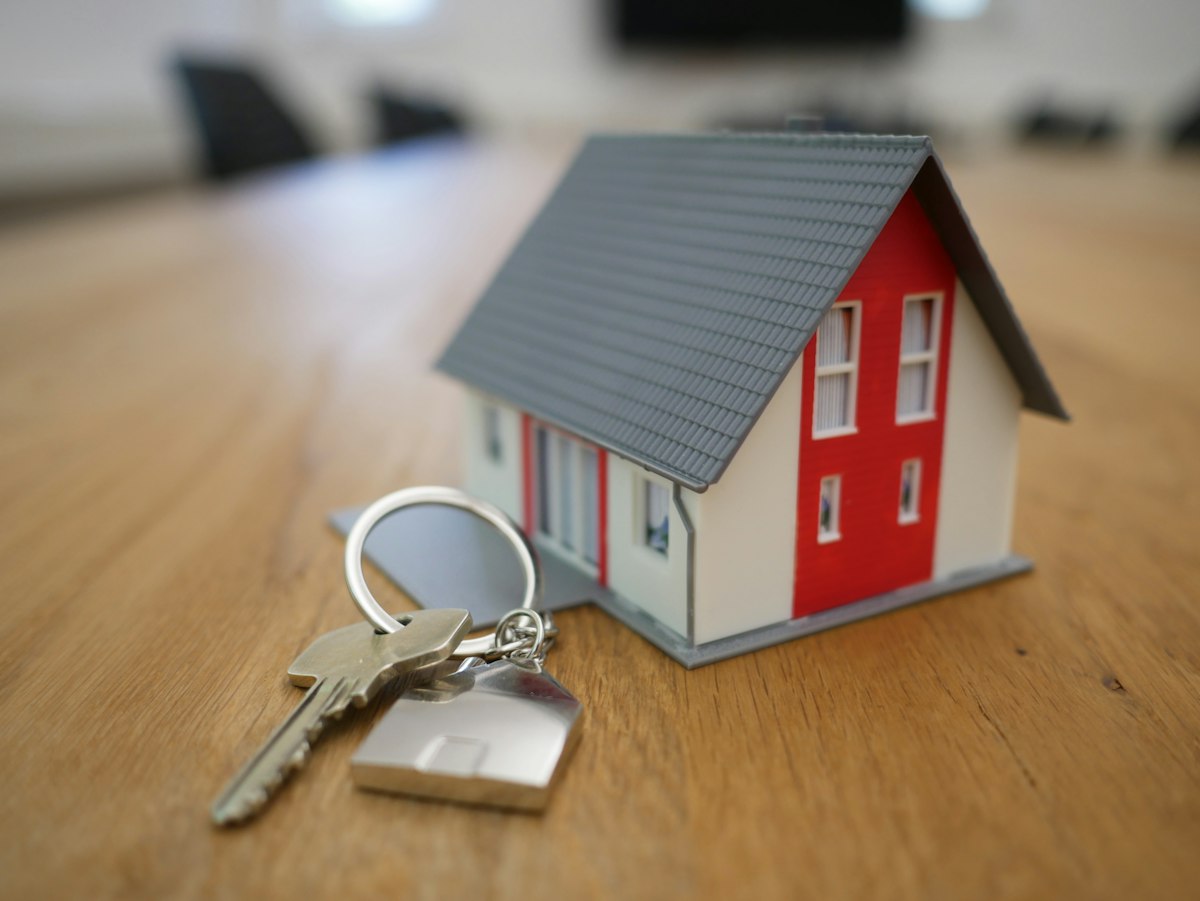 Keys of an inherited home on documents
